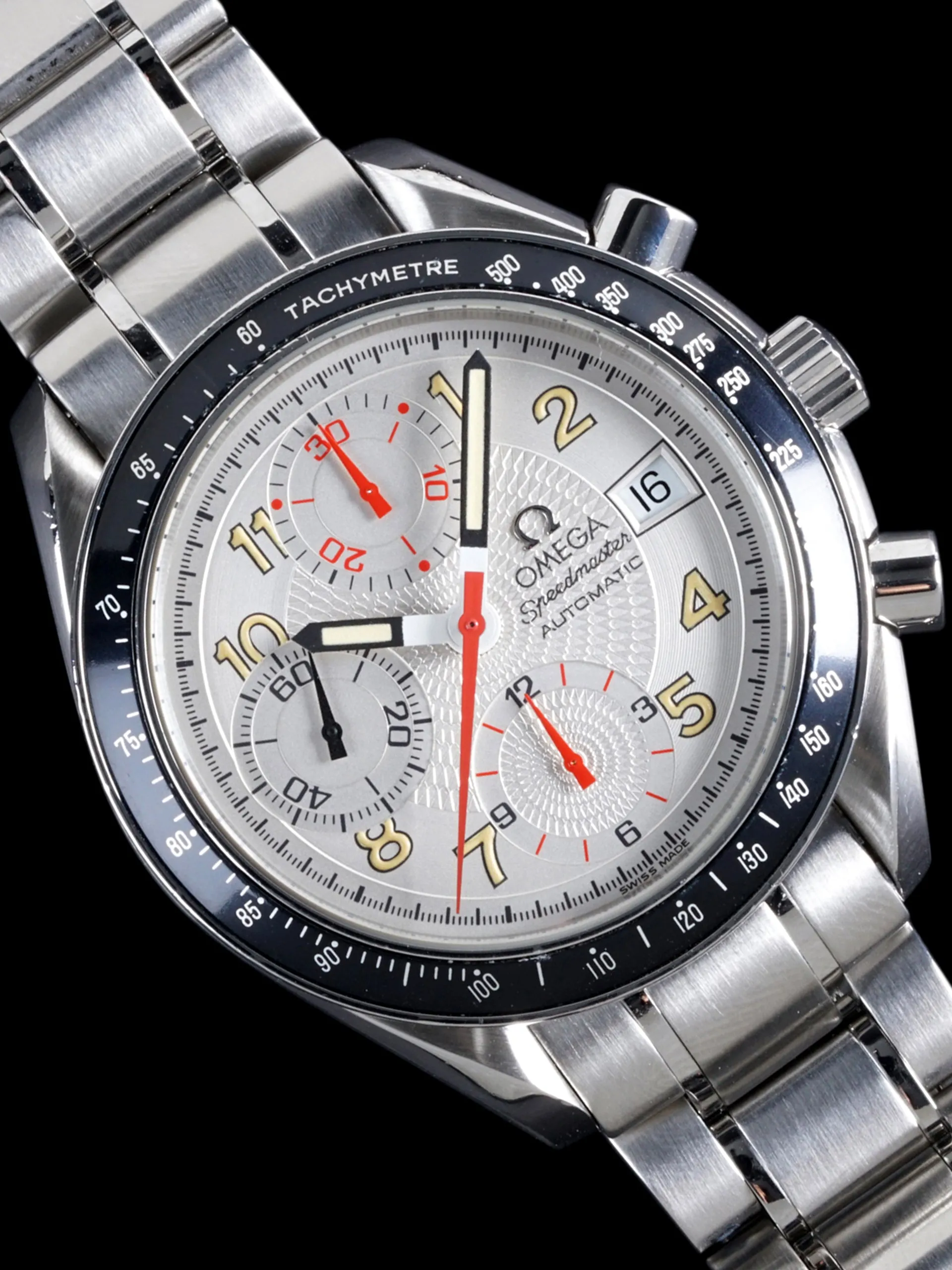 1995 OMEGA Speedmaster Automatic (Ref. 175.0083) MARK 40 W/ White Guilloche Dial