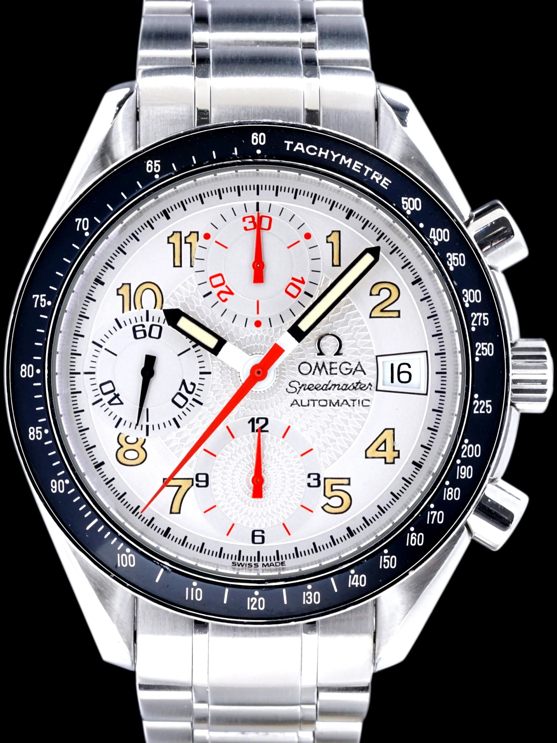 1995 OMEGA Speedmaster Automatic (Ref. 175.0083) MARK 40 W/ White Guilloche Dial