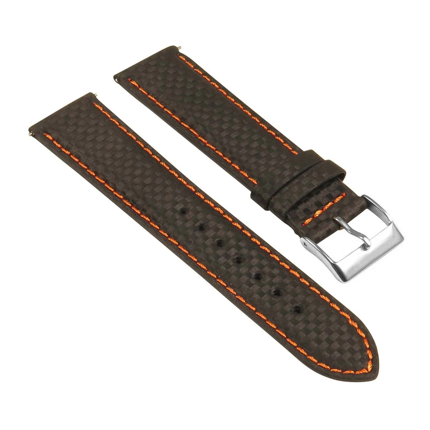 22mm Carbon Fiber Smart Watch Strap