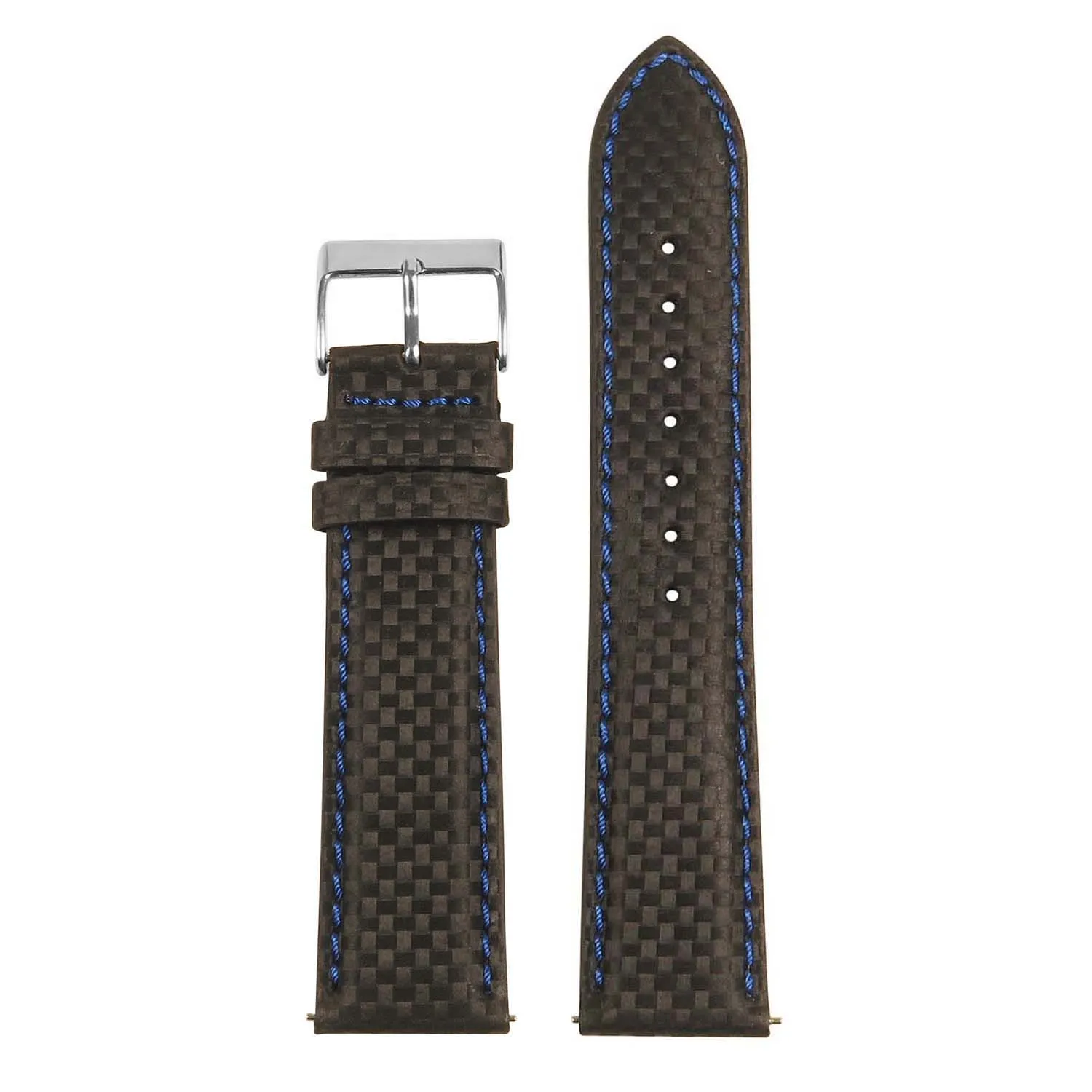 22mm Carbon Fiber Smart Watch Strap