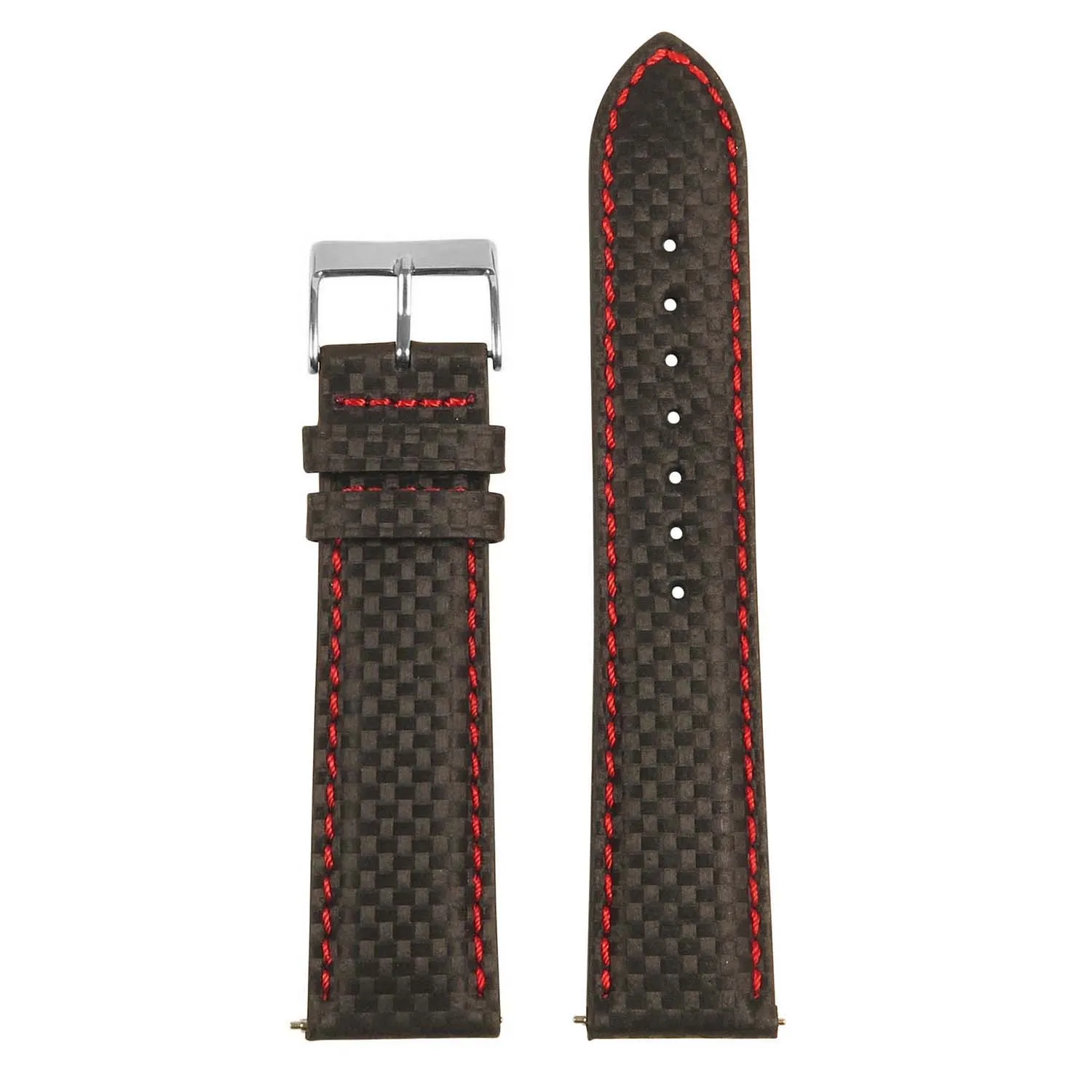 22mm Carbon Fiber Smart Watch Strap