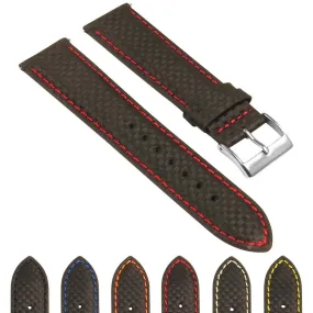 22mm Carbon Fiber Smart Watch Strap