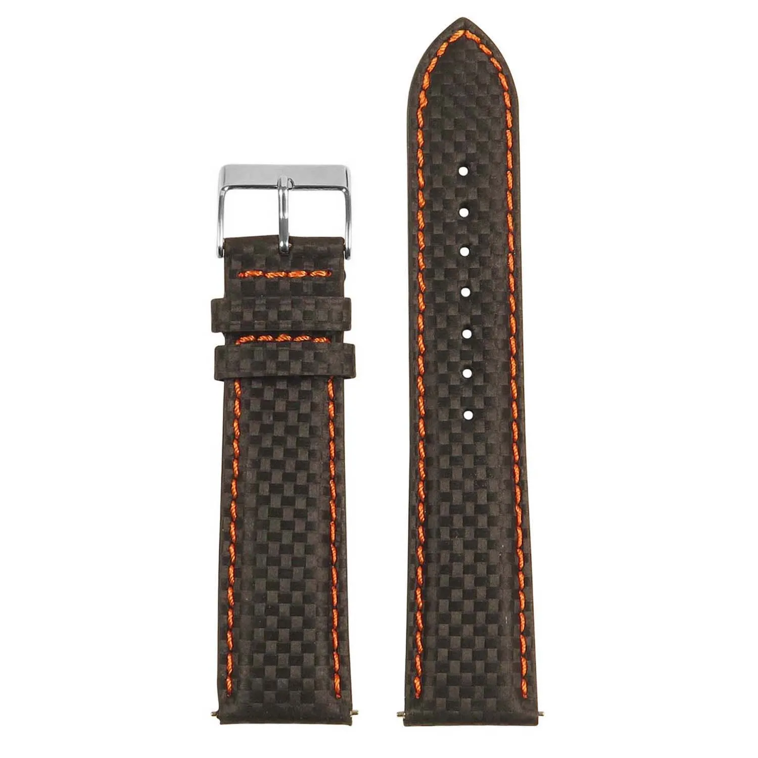 22mm Carbon Fiber Smart Watch Strap