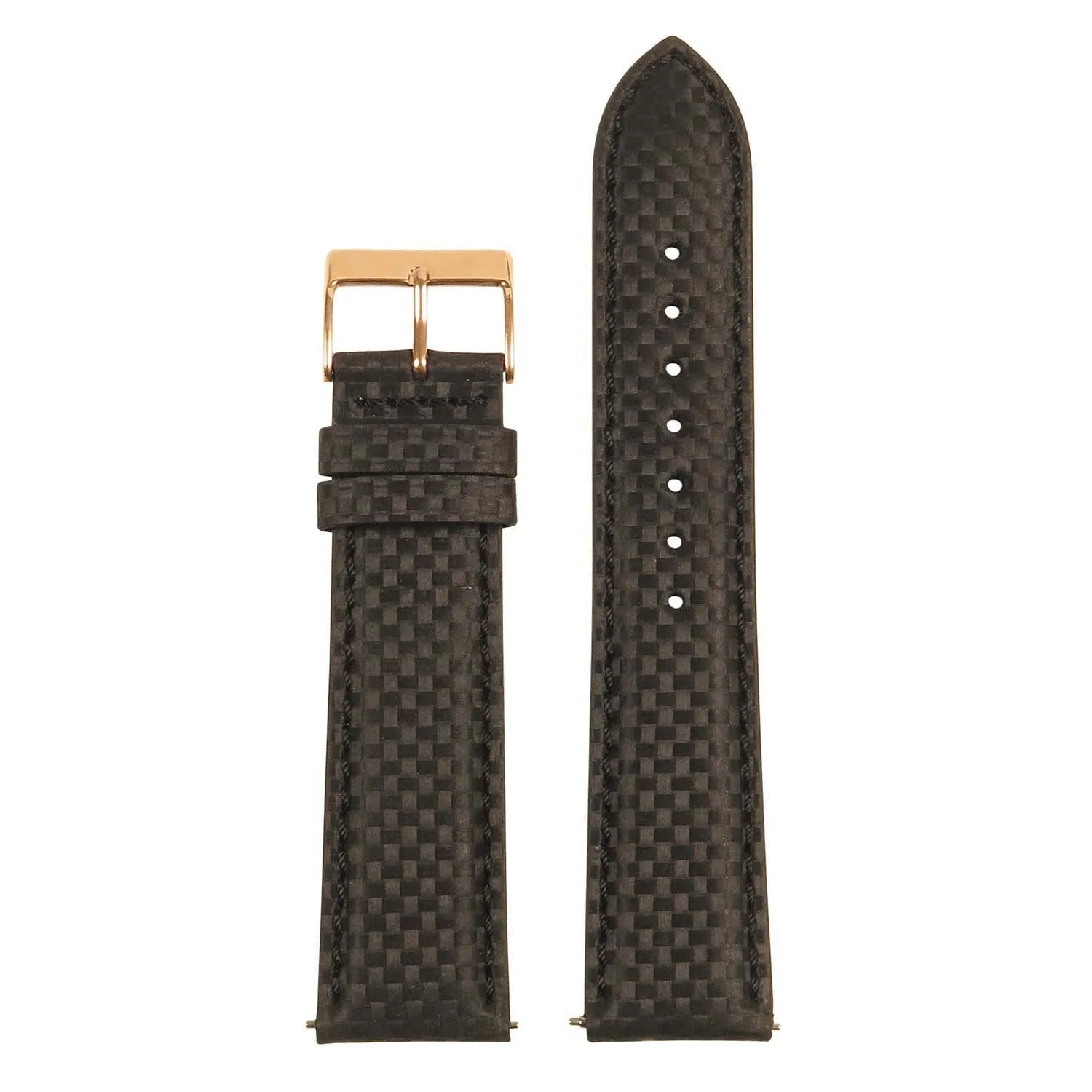 22mm Carbon Fiber Smart Watch Strap