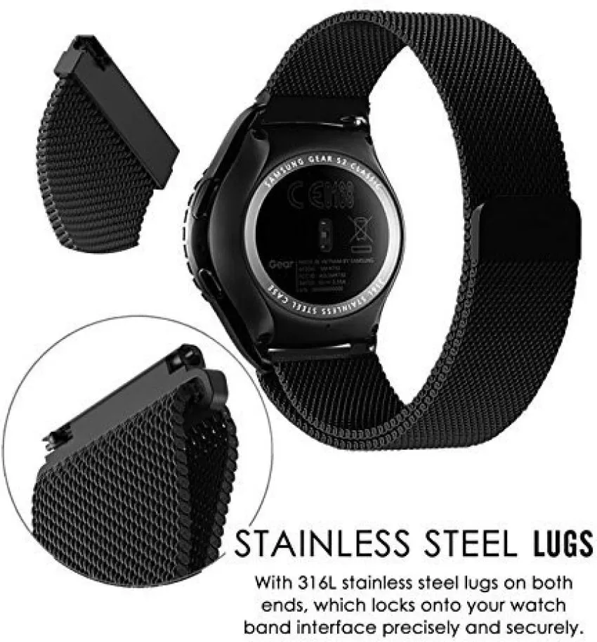 22MM MAGNETIC CHAIN STRAPS FOR REALME WATCH 2 PRO, WATCH S, WATCH S PRO, WATCH 3