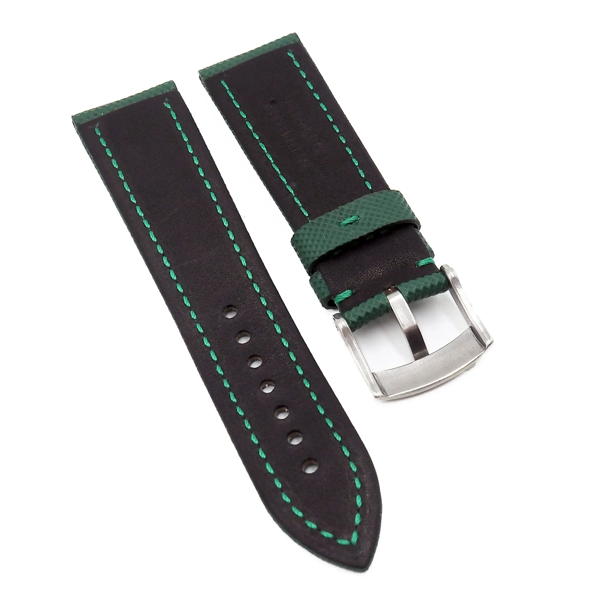 23mm Green Fiber Watch Strap For Blancpain Fifty Fathoms