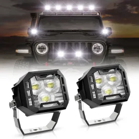 3 Inch 30W LED Work Lights with Bracket for Jeep | Horizon Series