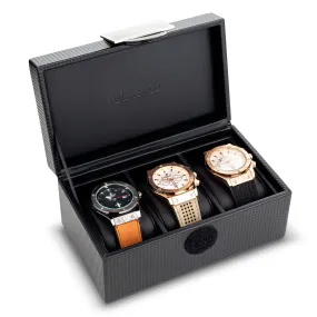 3 Slot Watch Box - Watch Travel Case