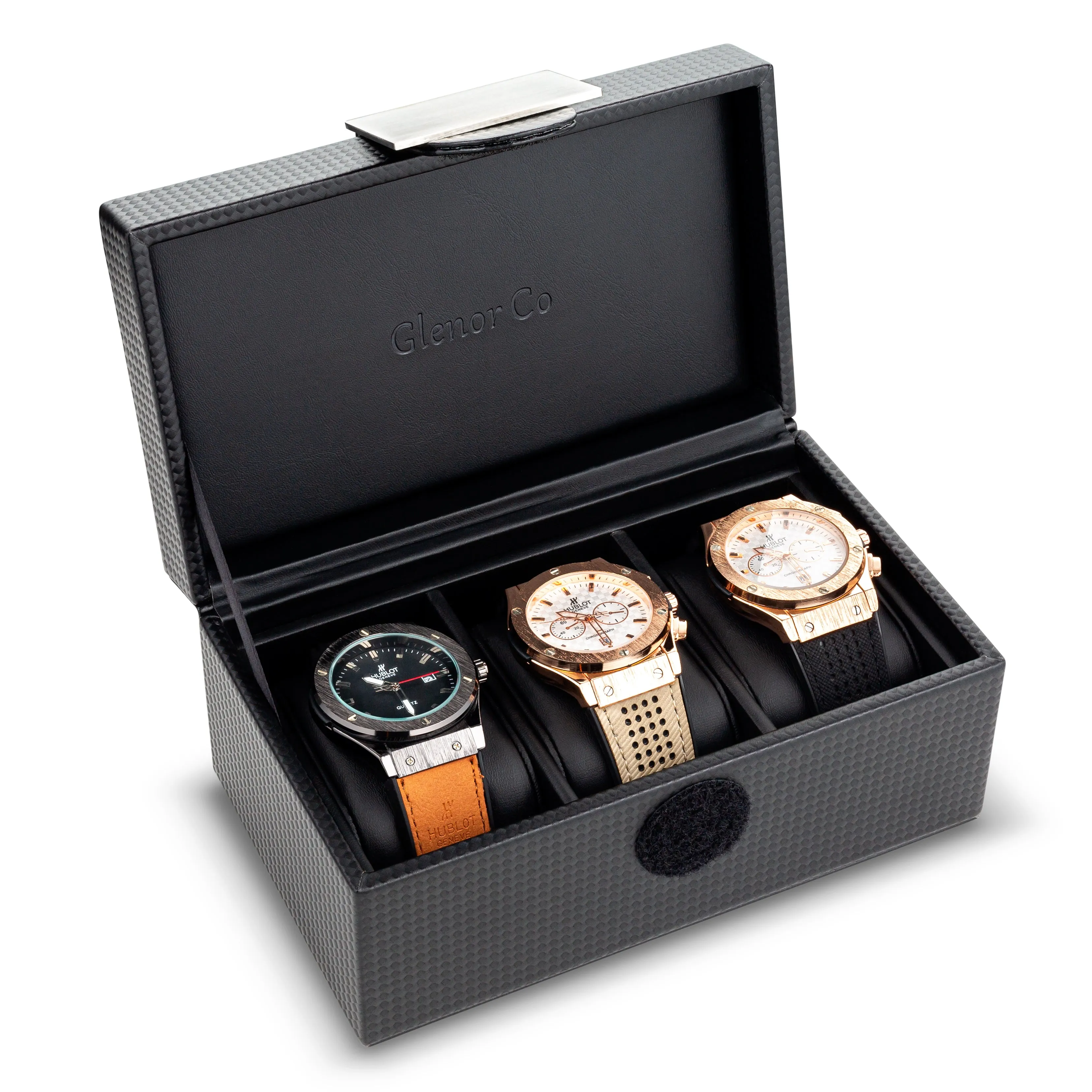 3 Slot Watch Box - Watch Travel Case