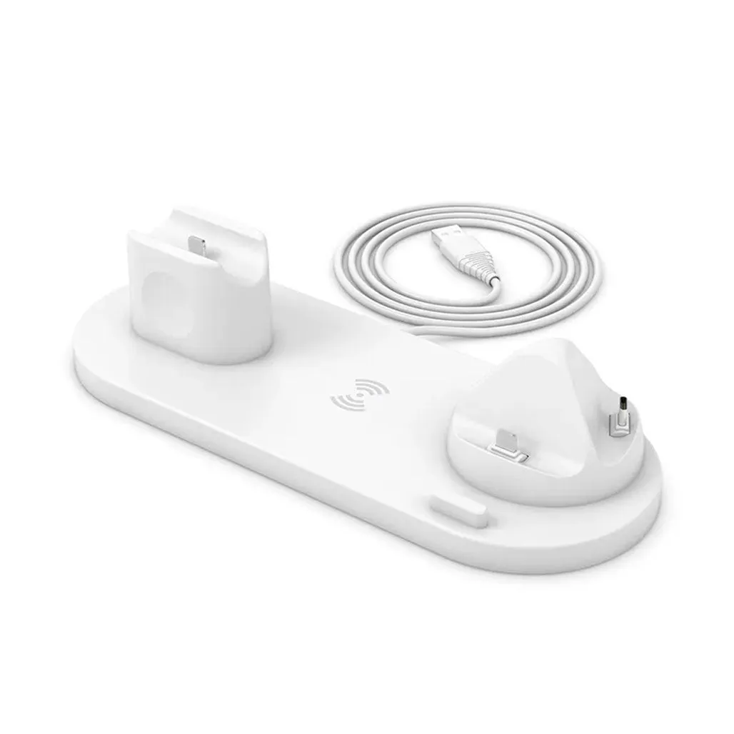 6-in-1 Multifunctional Charging Stand with Wireless Charging
