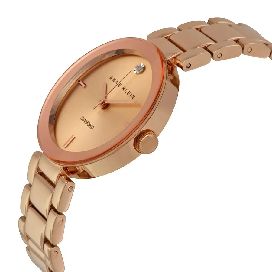 Anne Klein Quartz Rose Gold Dial Ladies Watch AK/J1362RGRG