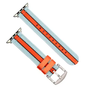 Apple Band - Alpha2 - Racing Stripe - Blue Orange Black