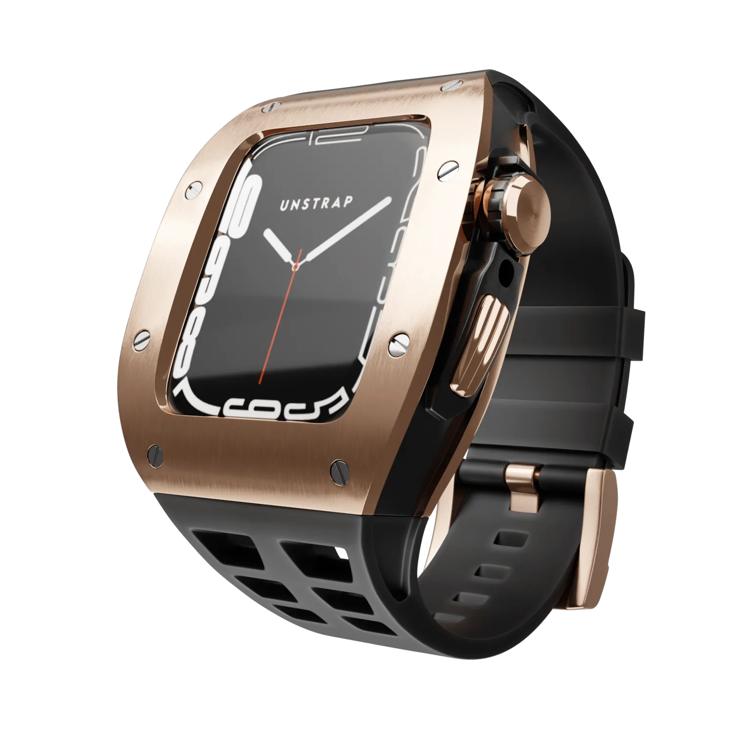 Apple Watch Case Rose Gold Black MC - Rubber