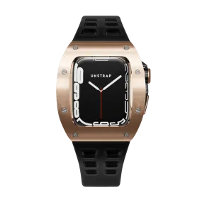 Apple Watch Case Rose Gold Black MC - Rubber
