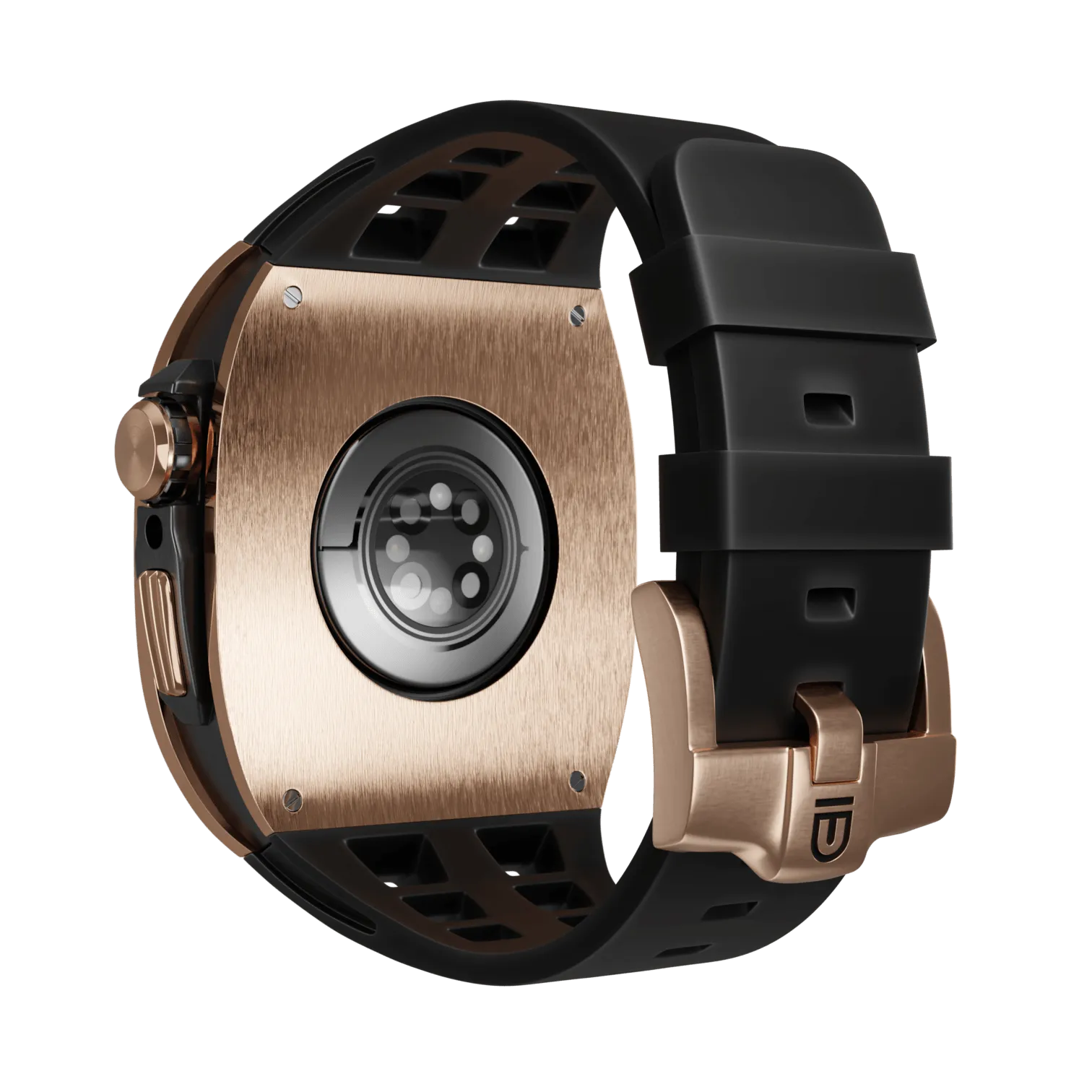 Apple Watch Case Rose Gold Black MC - Rubber