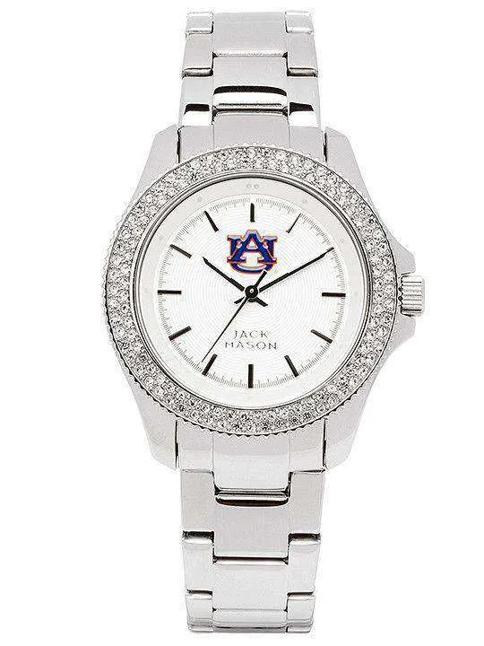 Auburn Tigers Ladies Glitz Sport Bracelet Watch by Jack Mason