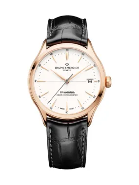 Baume et Mercier Clifton Baumatic Automatic White Dial Men's Watch M0A10469