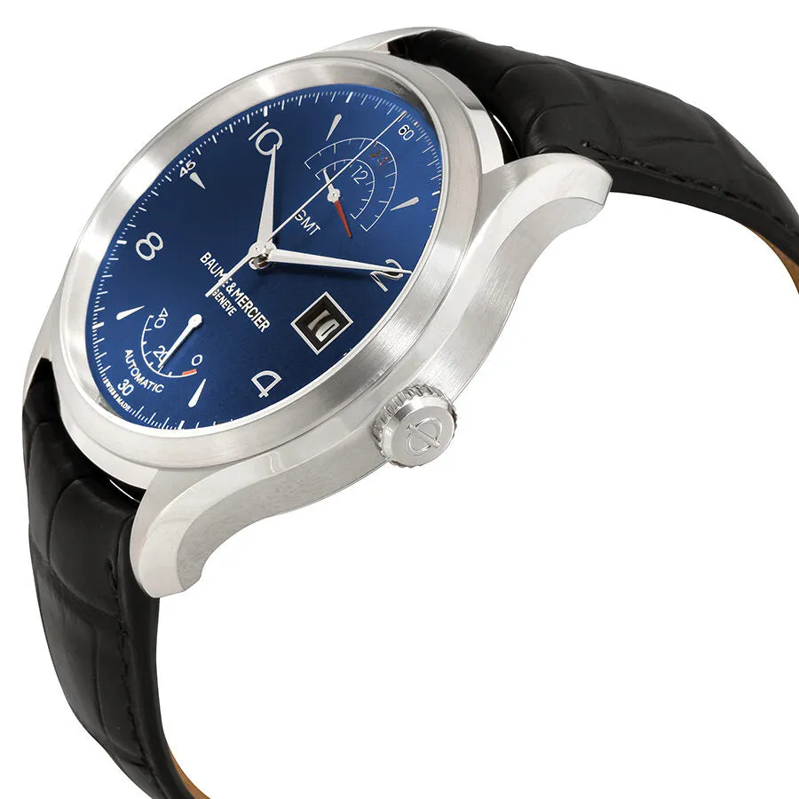 Baume et Mercier Clifton GMT Automatic Blue Dial Men's Watch M0A10316