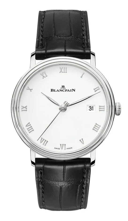 Blancpain Villeret Ultraplate Automatic White Dial Men's Watch 6224 1127 55B
