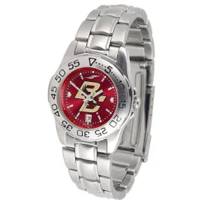 Boston College Eagles Ladies AnoChrome  Steel Band Sports Watch
