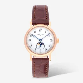Breguet Classique 18K Rose Gold Automatic Moonphase Ladies Watch 9087BR/29/964