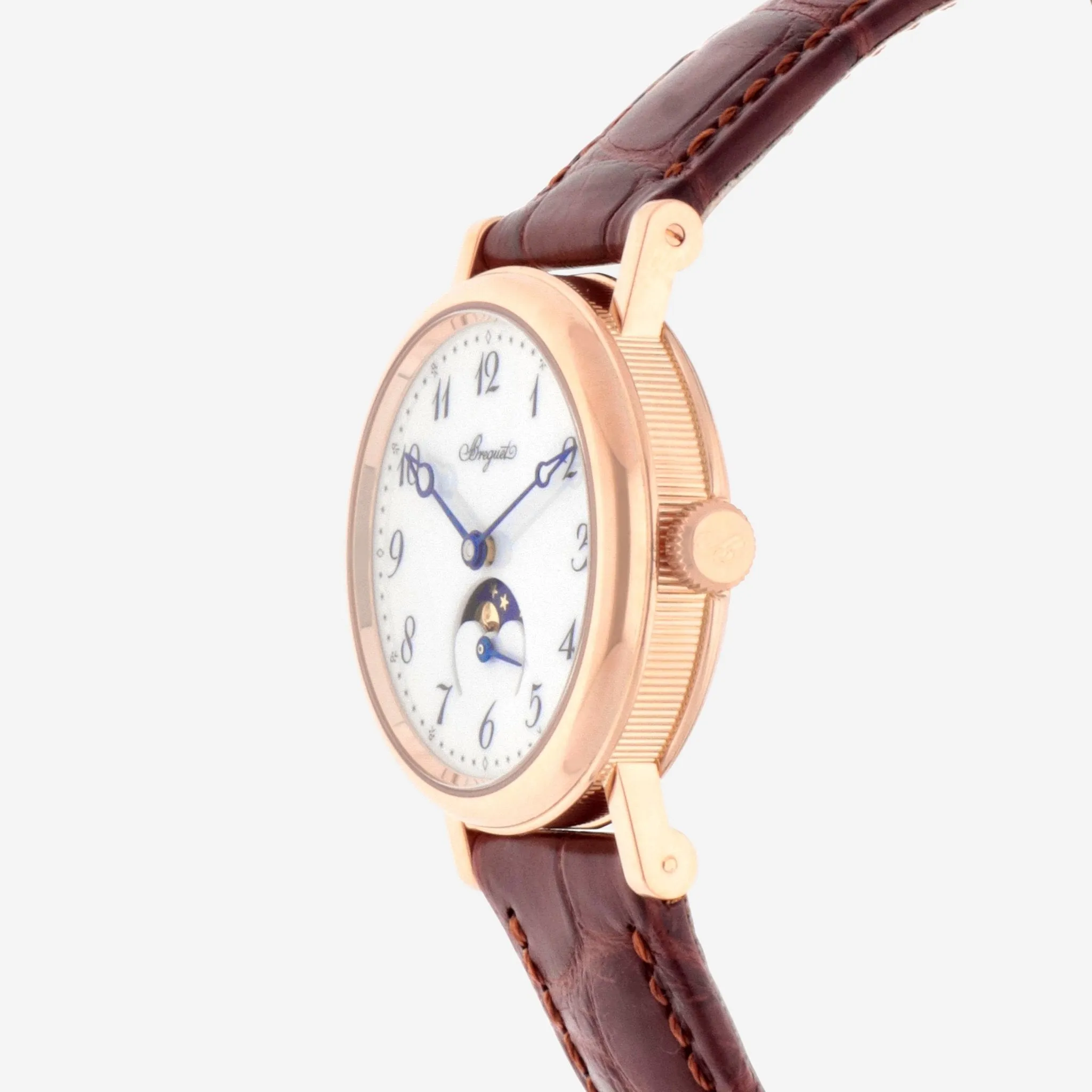Breguet Classique 18K Rose Gold Automatic Moonphase Ladies Watch 9087BR/29/964