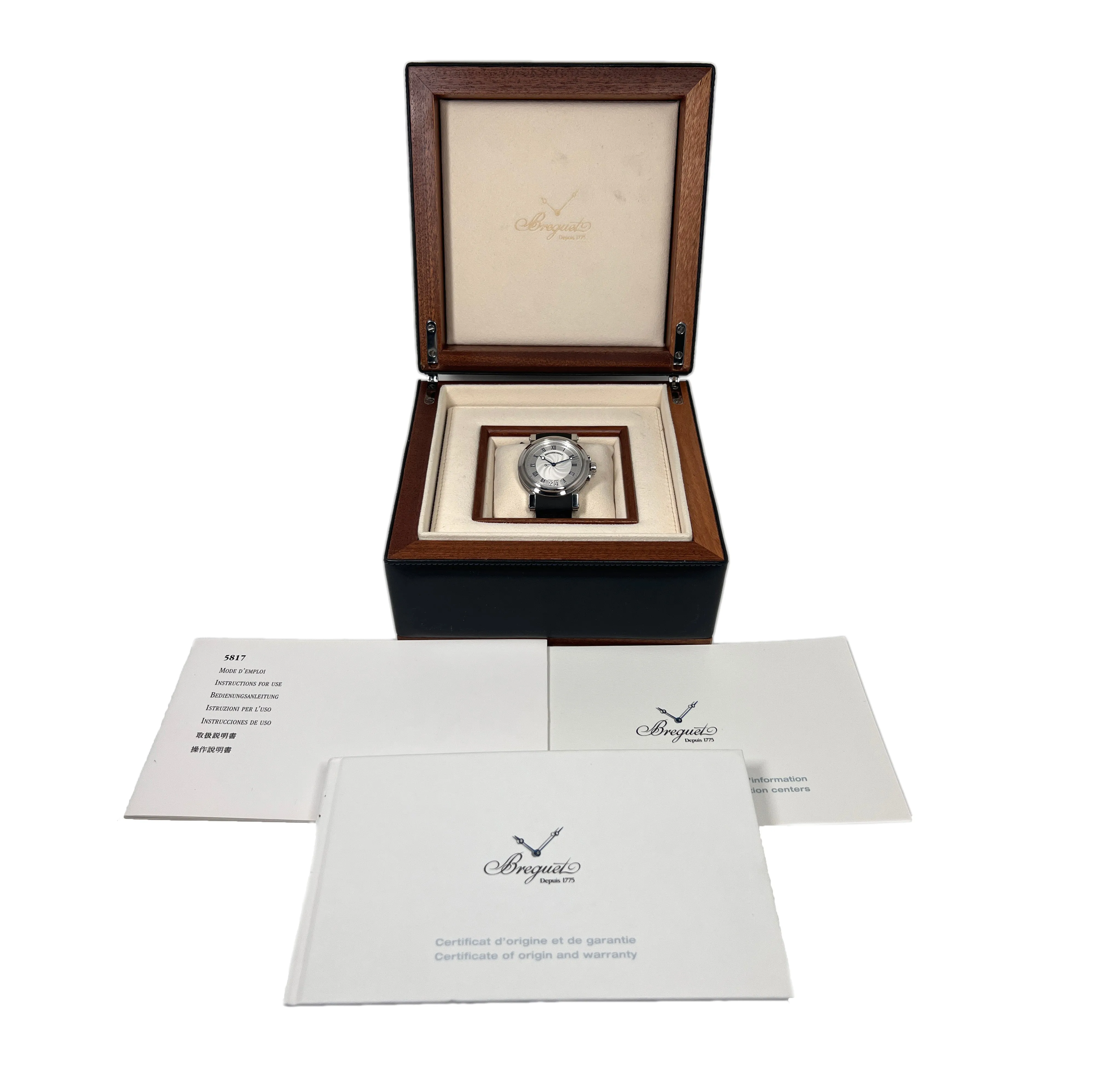 Breguet Marine Automatic Big Date Stainless Steel Men's Watch