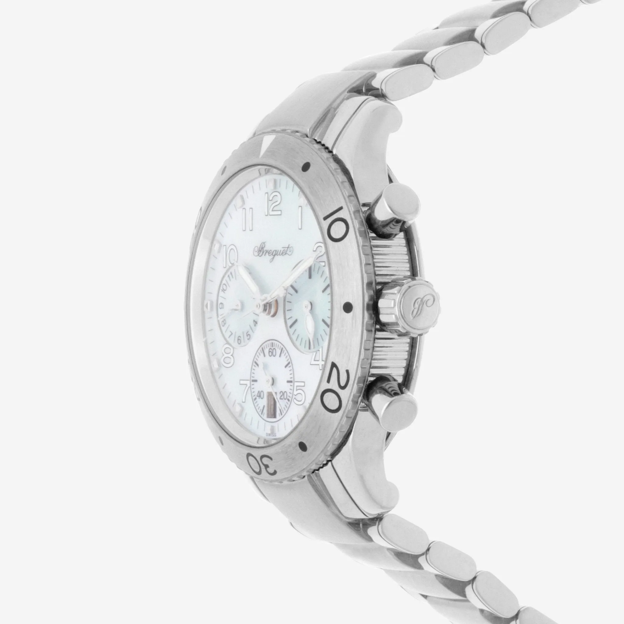 Breguet Type XX Transatlantique Stainless Steel Automatic Ladies Watch 4820ST/59/S76