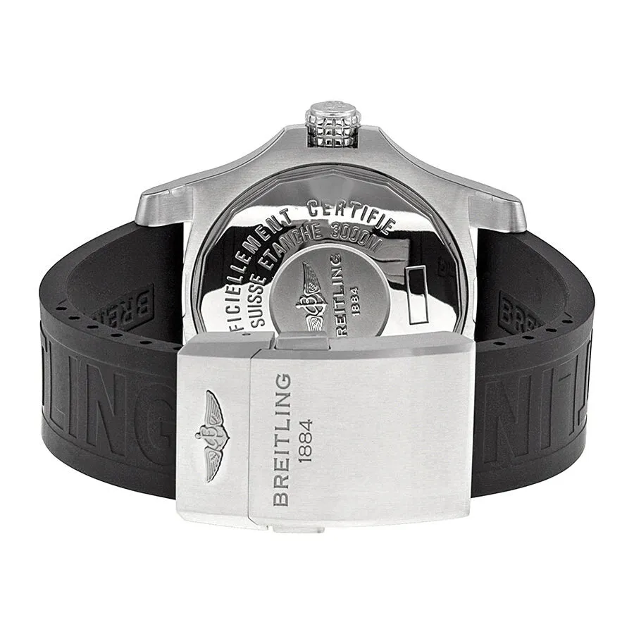 Breitling Avenger II Seawolf Black Dial Black Rubber Automatic Men's Watch A1733110-BC30BKPD3 A1733110-BC30-153S-A20DSA.2