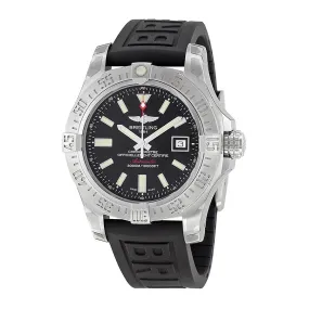 Breitling Avenger II Seawolf Black Dial Black Rubber Automatic Men's Watch A1733110-BC30BKPD3 A1733110-BC30-153S-A20DSA.2