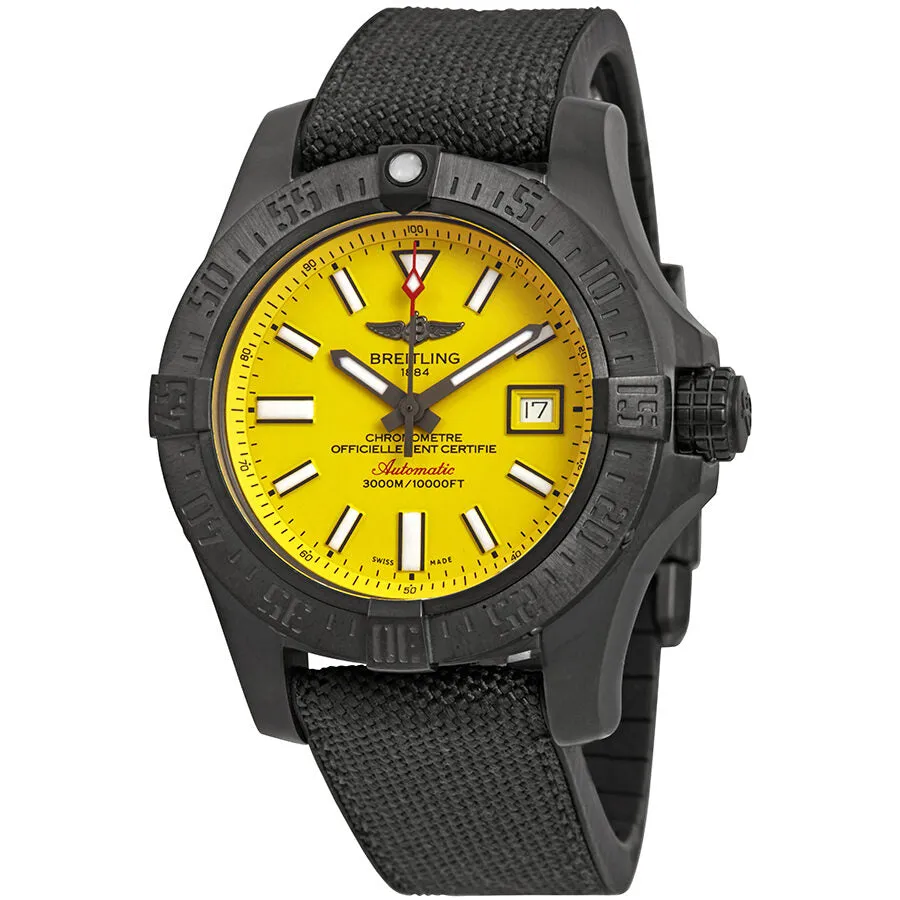 Breitling Avenger II Seawolf Yellow Dial Automatic Men's Watch M17331E2/I530-253S/M20DSA.4