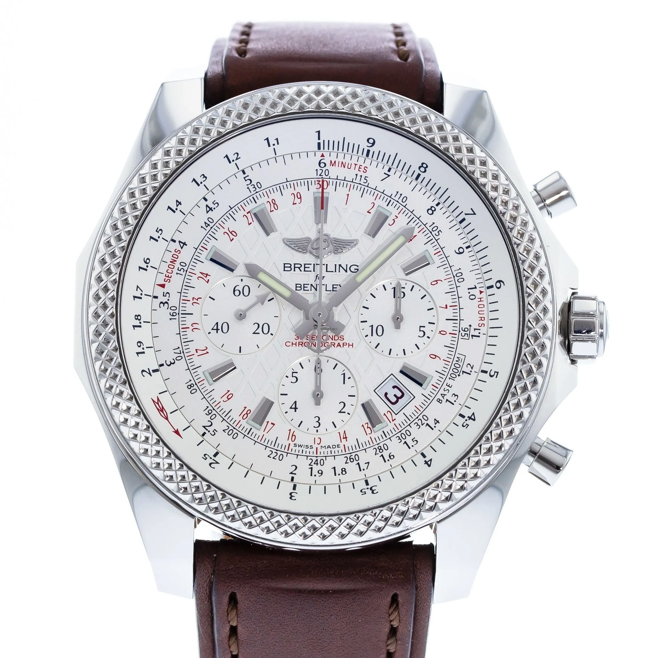 Breitling Bentley B06 Chronograph Automatic Silver Dial Men's Watch AB061112-G802-479X