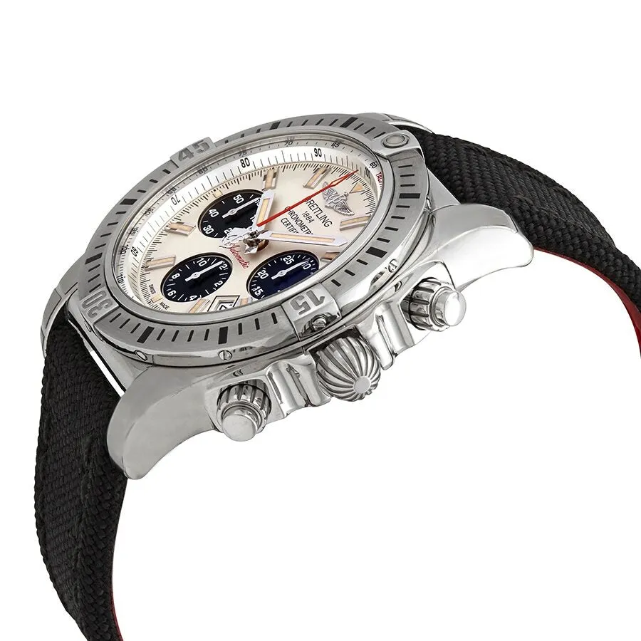 Breitling Chronomat 44 Airborne Chronograph Automatic Chronometer Silver Dial Men's Watch AB01154G-G786BKFD