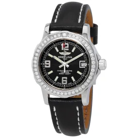 Breitling Colt Lady Black Dial Diamond Bezel Ladies Watch A7738753-BB51BKLT