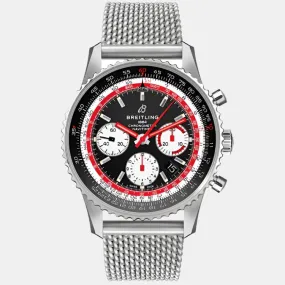 Breitling Navitimer 1 B01 Chronograph Stainless Steel Automatic Men's Watch AB01211B1B1A1
