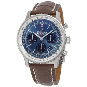Breitling Navitimer 1 Chronograph Automatic Chronometer Blue Dial Men's Watch AB0121211C1P4