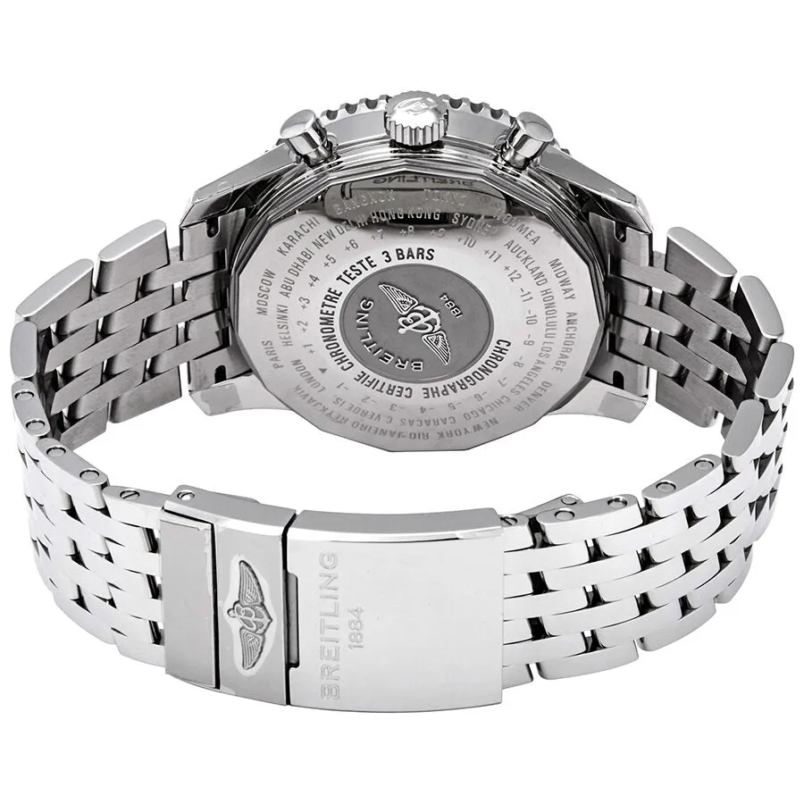 Breitling Navitimer 1 Chronograph GMT Automatic Blue Dial Men's Watch A24322121C2A1