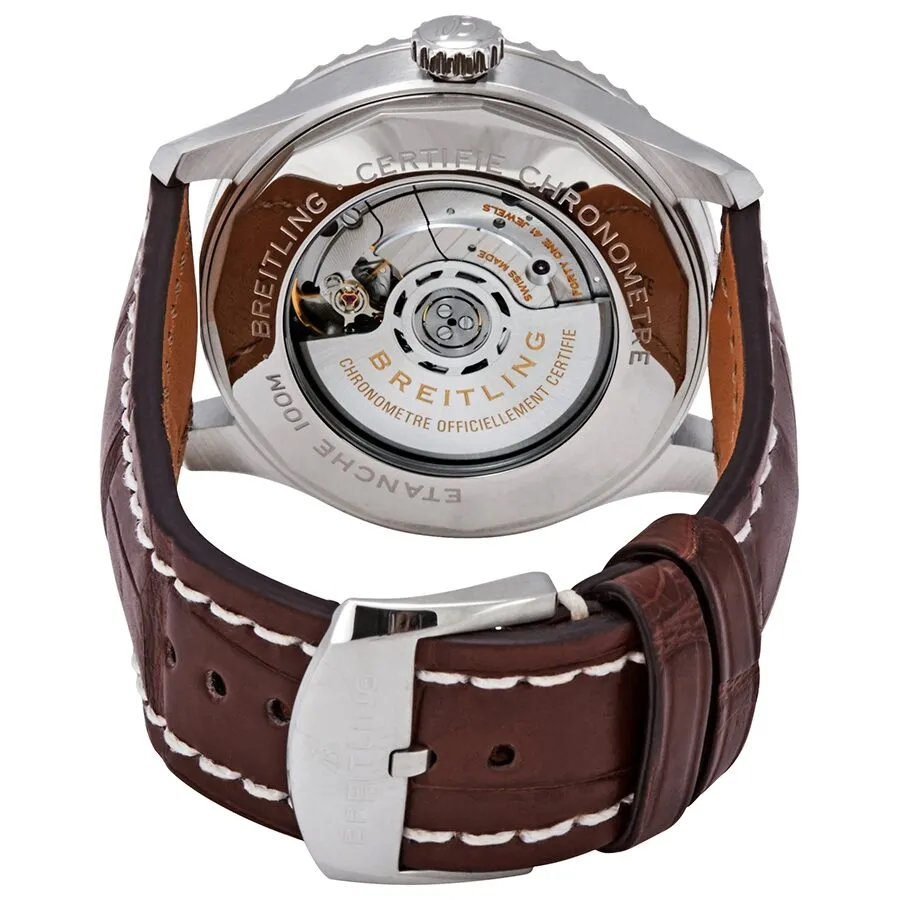 Breitling Navitimer 8 Unitime Automatic 43 mm Silver Dial Men's Watch AB3521U01G1P1