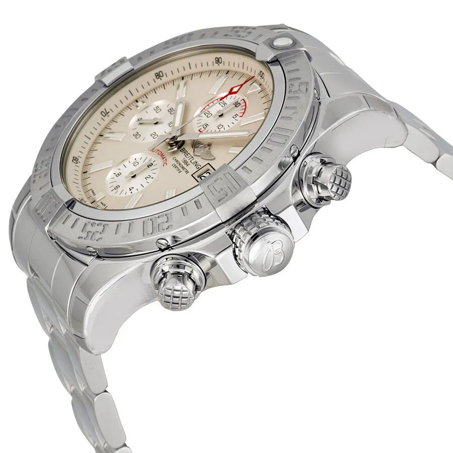 Breitling Super Avenger II Chronograph Silver Dial Men's Watch A1337111-G779SS A1337111-G779-168A