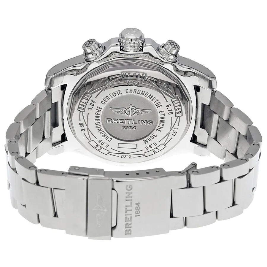 Breitling Super Avenger II Chronograph Silver Dial Men's Watch A1337111-G779SS A1337111-G779-168A