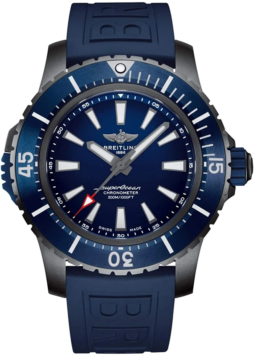 Breitling Superocean 48 Automatic Chronometer Blue Dial Men's Watch V17369161C1S1