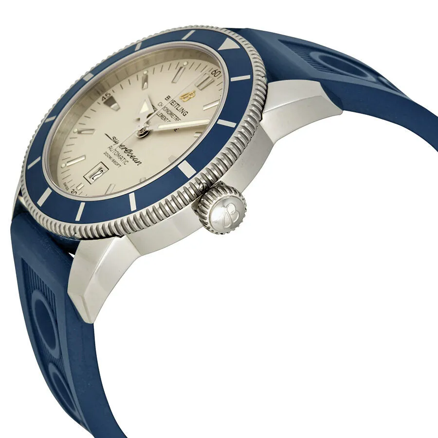 Breitling Superocean Heritage 46 Silver Dial Blue Rubber Men's Watch A1732016-G642BLOR A1732016-G642-205S-A20D.2
