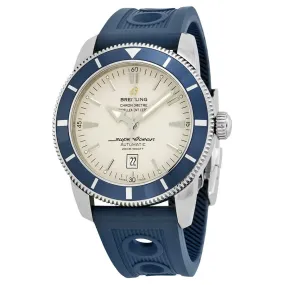 Breitling Superocean Heritage 46 Silver Dial Blue Rubber Men's Watch A1732016-G642BLOR A1732016-G642-205S-A20D.2