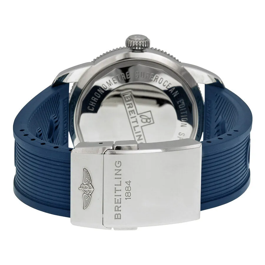 Breitling Superocean Heritage 46 Silver Dial Blue Rubber Men's Watch A1732016-G642BLOR A1732016-G642-205S-A20D.2