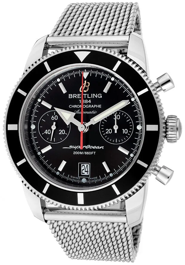Breitling Superocean Heritage Chronograph 44 Black Dial Men's Watch A2337024/BB81