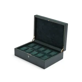 British Racing Green 10 Piece Watch Box