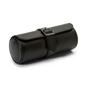 British Racing Triple Watch Roll in Black