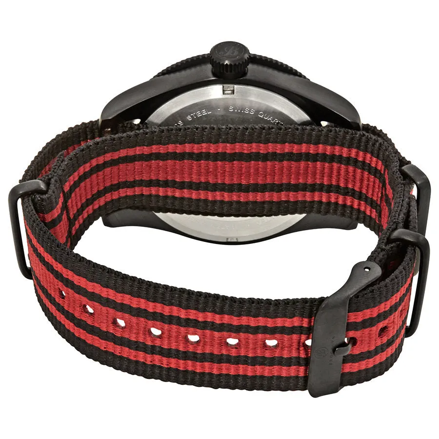 Brooklyn Watch Co. Black Eyed Pea Red Dial Men's Watch 306-G-05-BB-NSRDS