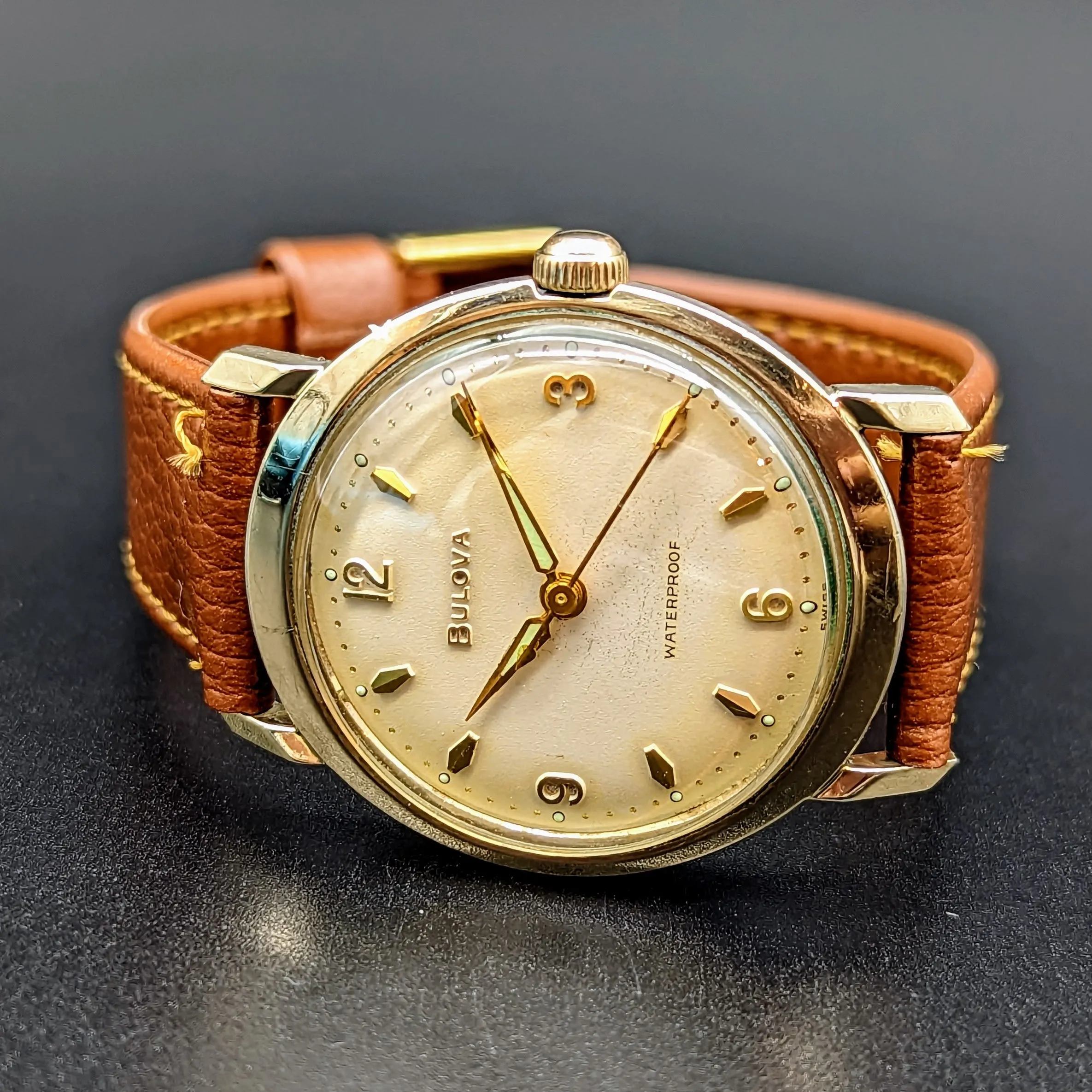 BULOVA 1963 Sea King Wristwatch Swiss Cal. 11AFC 17 Jewels Vintage Watch
