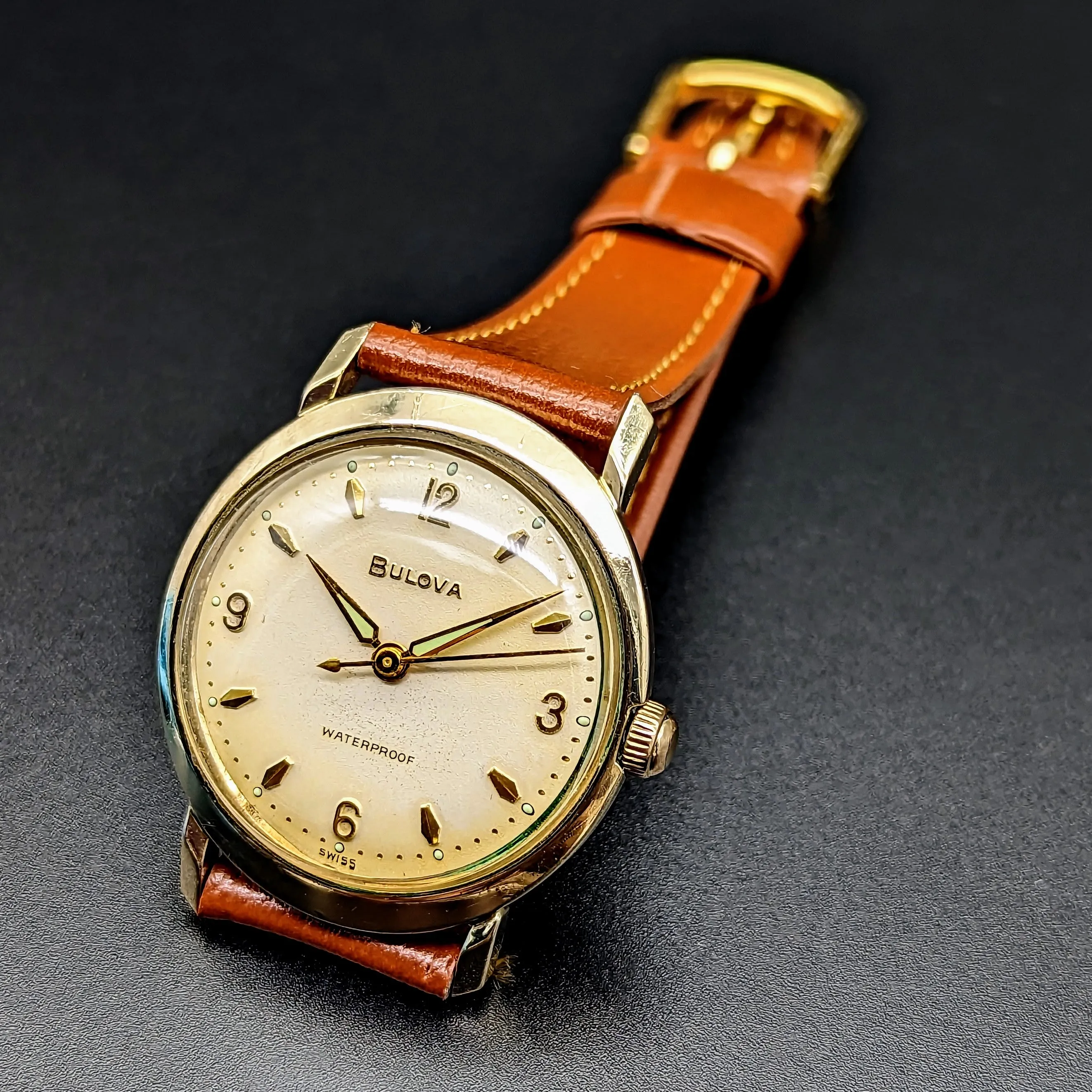BULOVA 1963 Sea King Wristwatch Swiss Cal. 11AFC 17 Jewels Vintage Watch